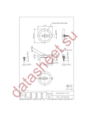 CR-2032/HFN datasheet  